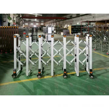 Aluminium Fence Manual Retractable Accordion Barrier